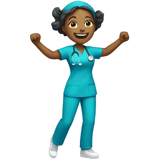 Nurse dancing  emoji
