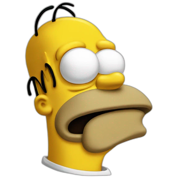 homer simpson drool emoji