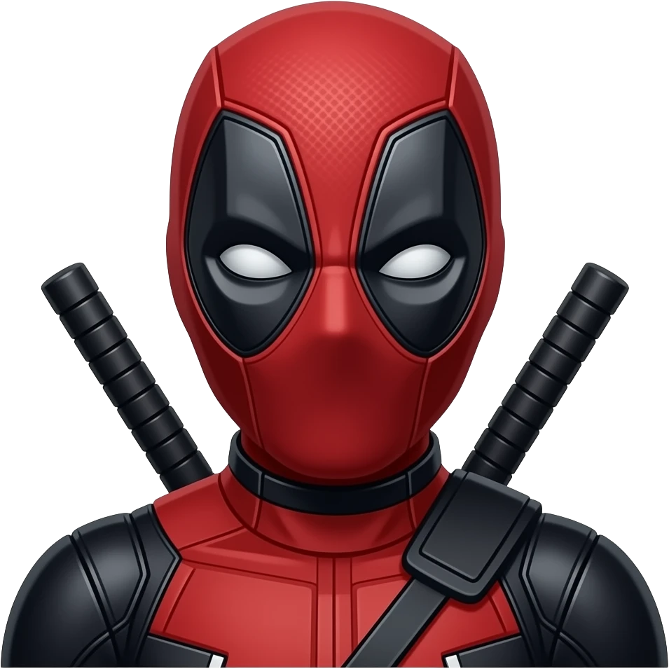 DeadpoolBye bye by⚔️ 🔫 💀. 🌮 🌯🚐 🔴🦄 🌯e. emoji