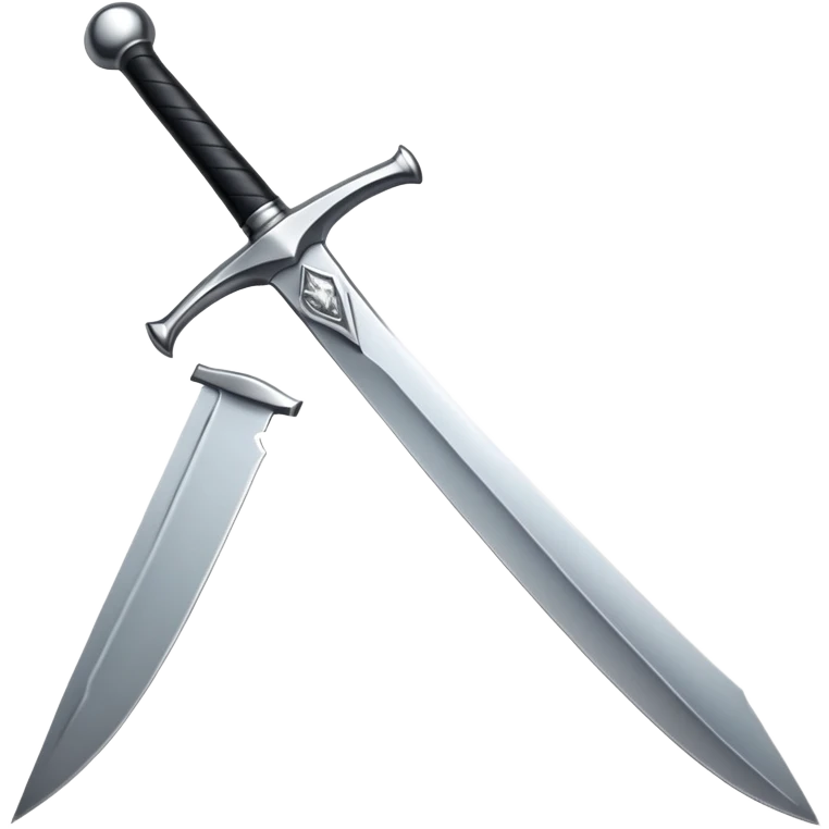 Carta de la baraja española as de espada  emoji