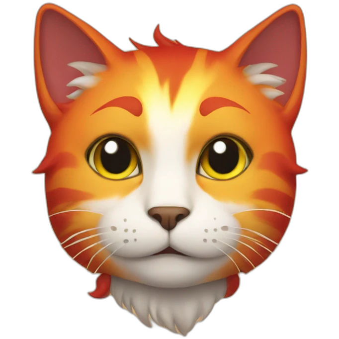 fire cat emoji