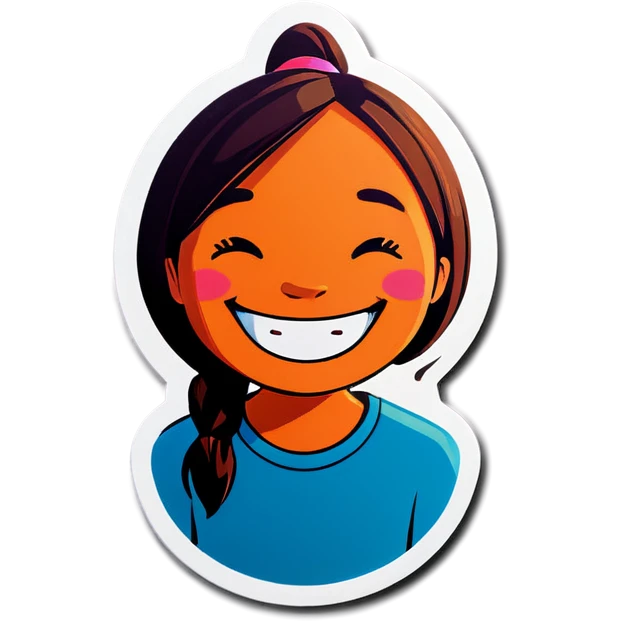 outdoor smiles with friends emoji