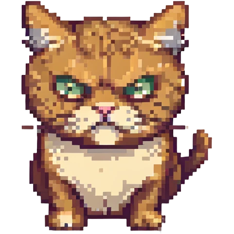 angry cat emoji