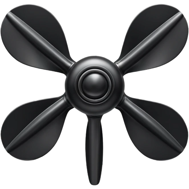 Black Propeller emoji