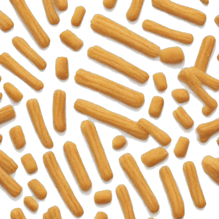 Horizontal filled cream churro emoji