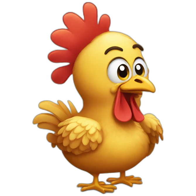 Big-chicken emoji