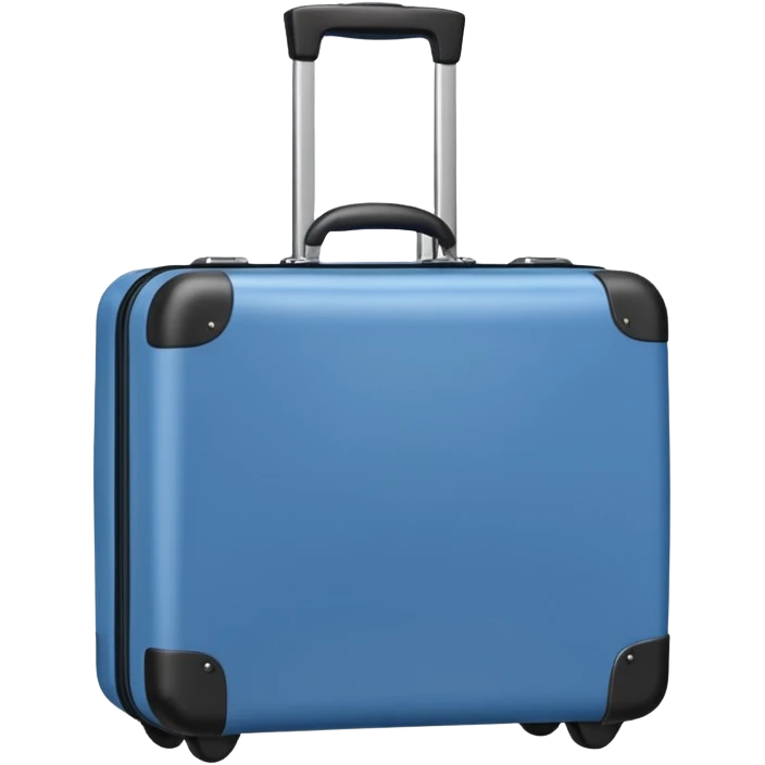 blue carry-on luggage emoji