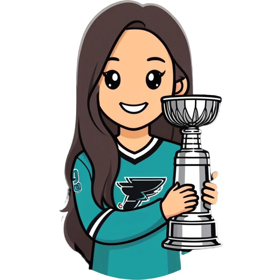 Gamer girl with her Stanley  emoji