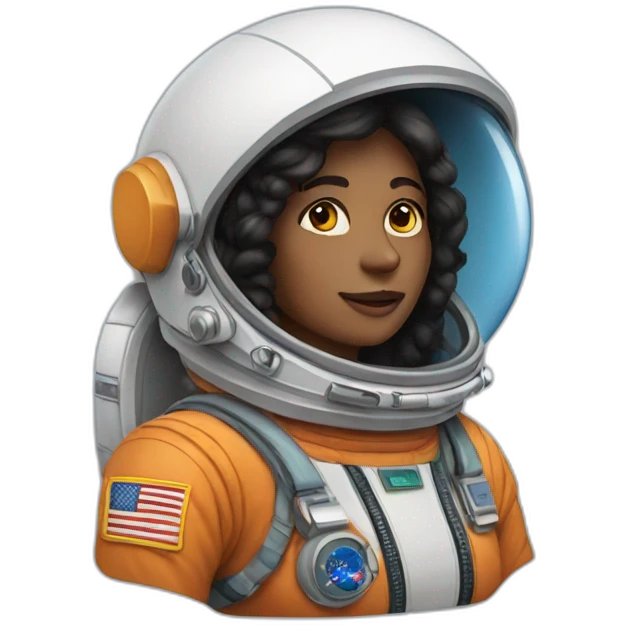 A woman astronaut  emoji