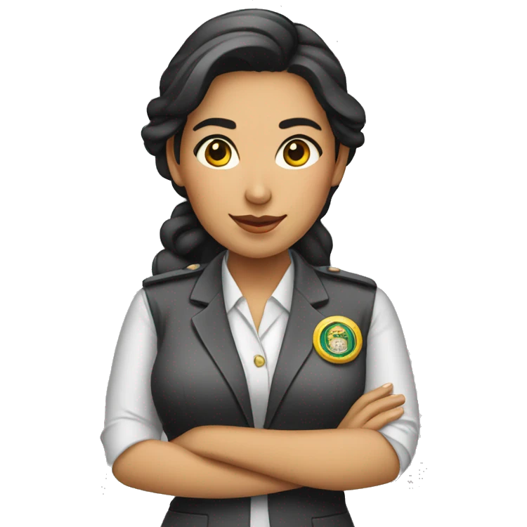 concierge female mexican young woman emoji