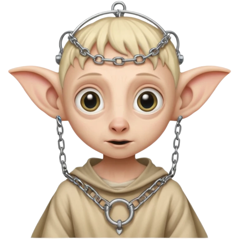 Dobby the house elf in bdsm  chastity cage emoji