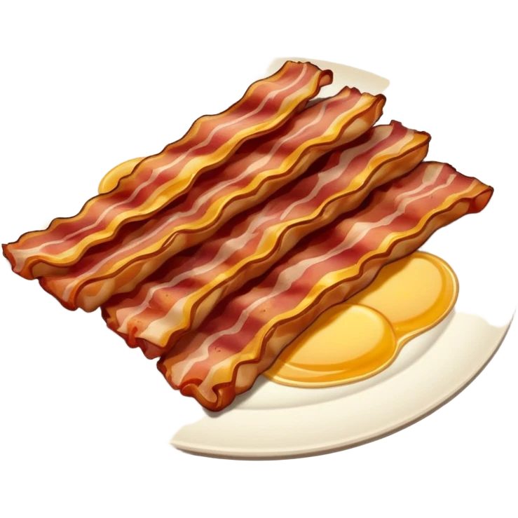 bacon on a plate emoji