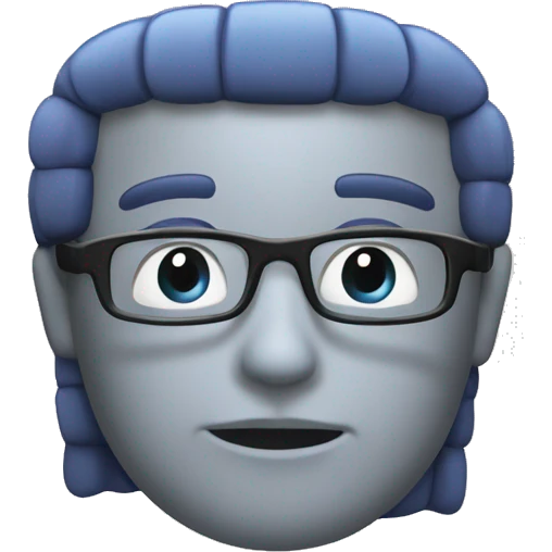 AI word in a square frame emoji
