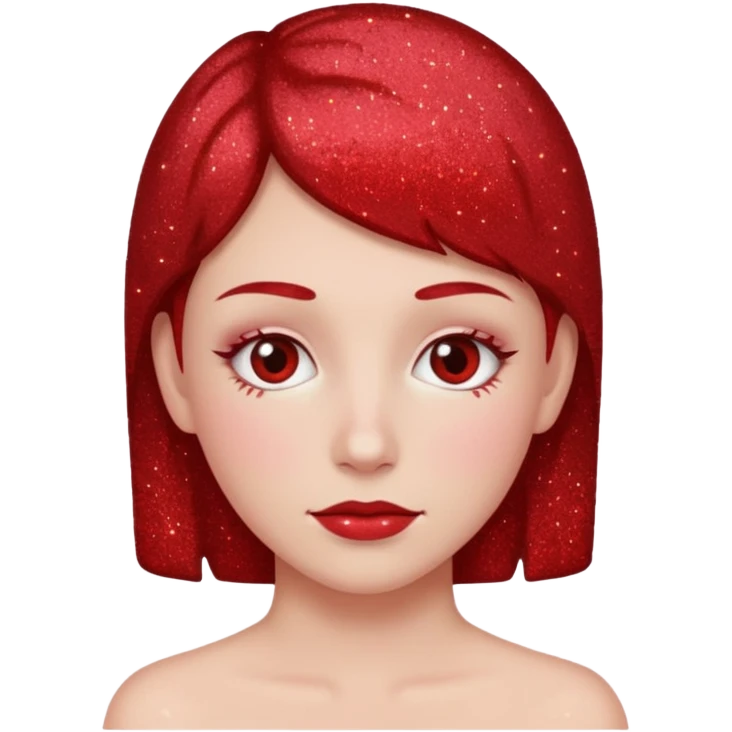 glitter red user emoji