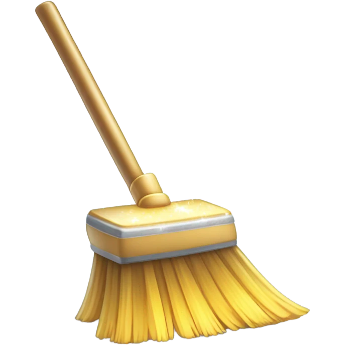 Broom, shine, sparkle  emoji