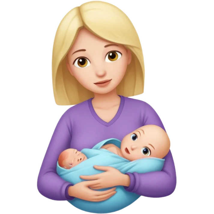 Woman giving birth emoji