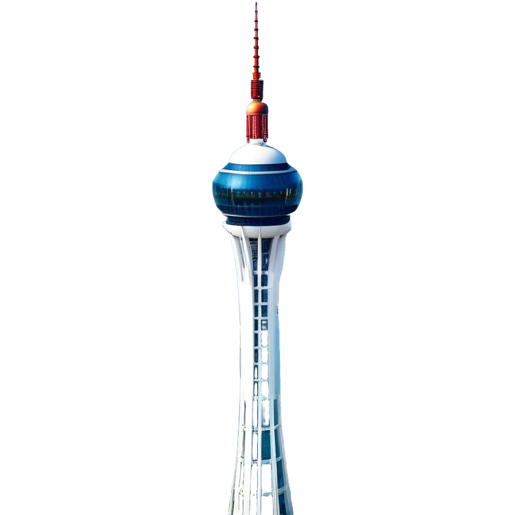 ​Cinematic Realistic N Seoul Tower, depicted in brilliant daylight as a slender, single-column tower rising from a modern cityscape, crowned by a sleek cylindrical observation deck offering panoramic views over Seoul, with crisp glass and steel surfaces reflecting clear blue skies and subtle architectural details that capture its futuristic elegance, emoji