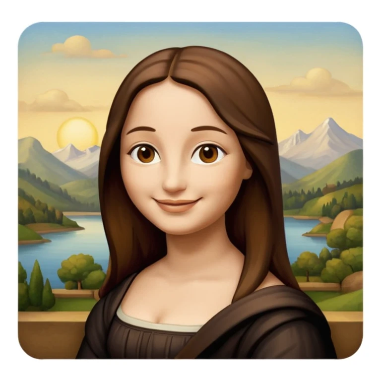 monalisa painting emoji