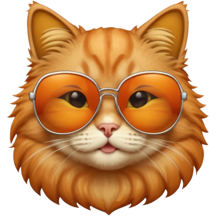 Cat wearing sunglasses emoji