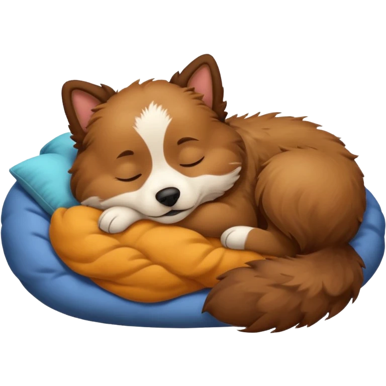 Doggy sleeping emoji