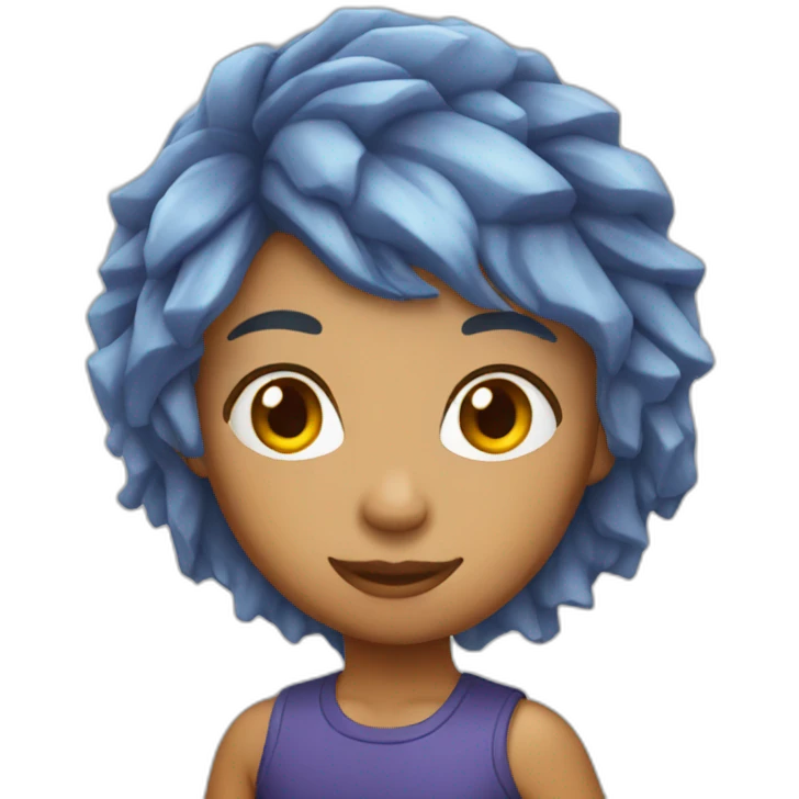Ice Spice orange hair  emoji