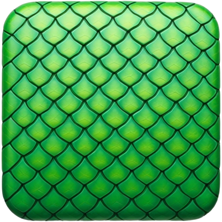 green snake skin print emoji