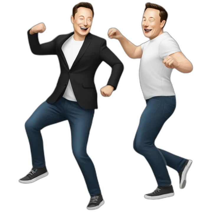 Elon musk dancing emoji