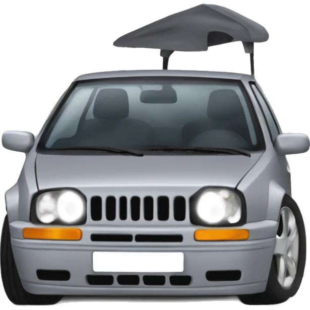 Grey 5 doars golf mk IV emoji