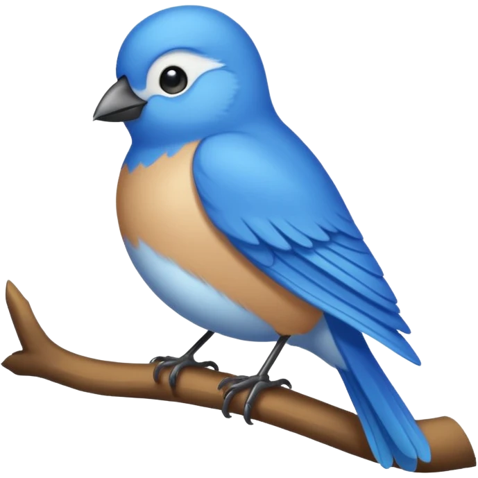 blue bird emoji