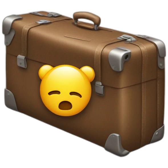 broken luggage emoji