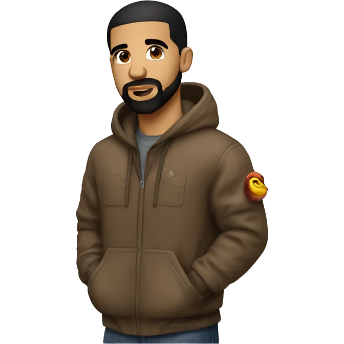 Drake avec une saice piquante dans la main contant mest frustré emoji