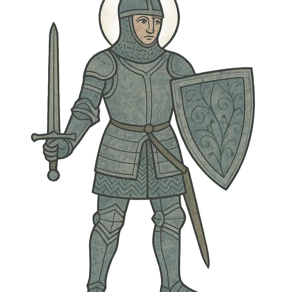 knite in a armor emoji