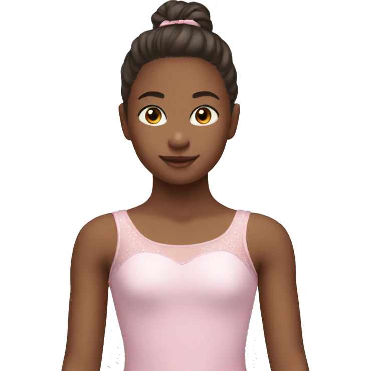 young girl leotard emoji