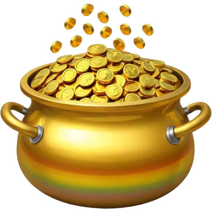 Pot of gold emoji