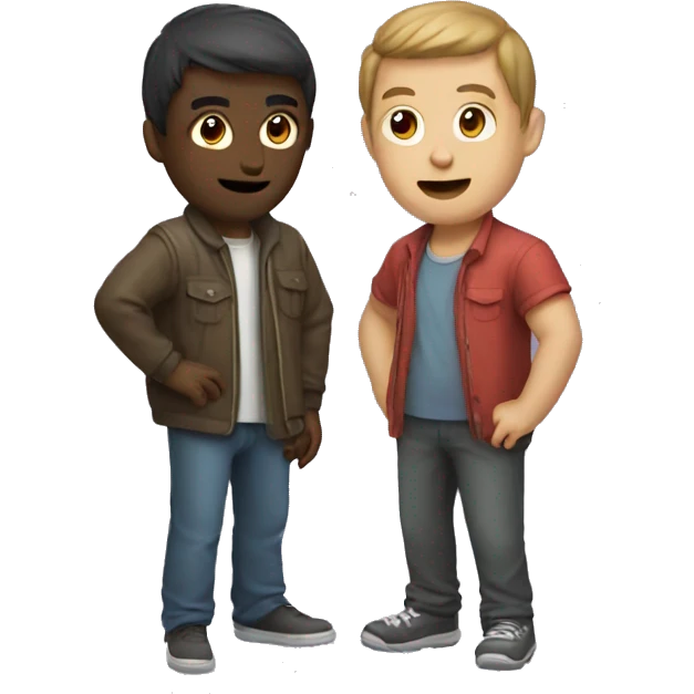 two people gaming emoji