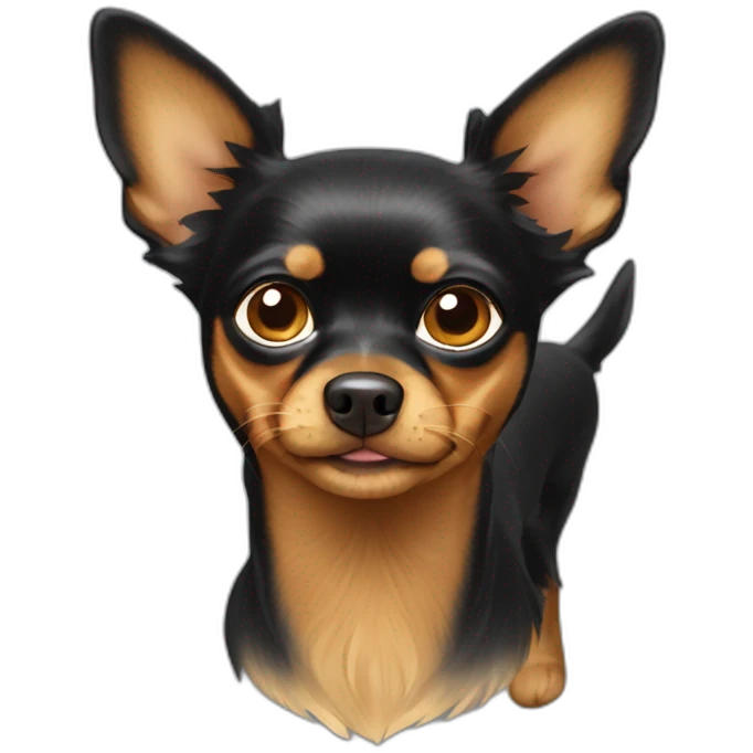 Russian toy terrier emoji