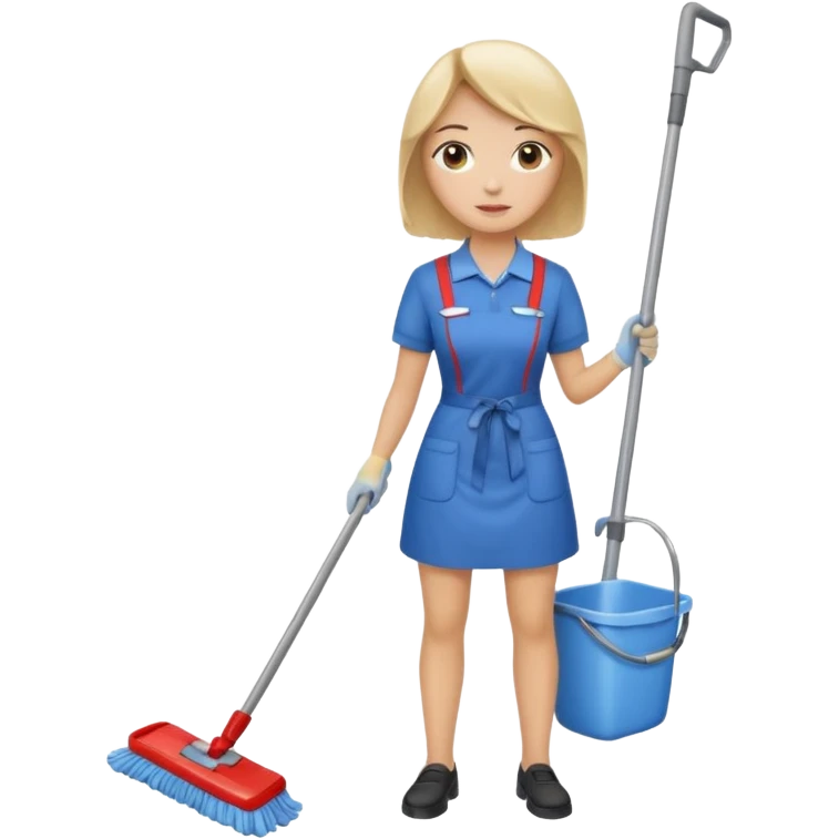 cleaning girl emoji