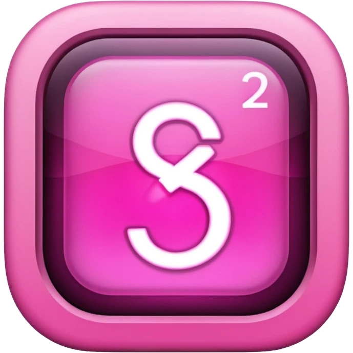 Pink click countdown  emoji