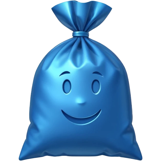 blue coins credit in a package emoji
