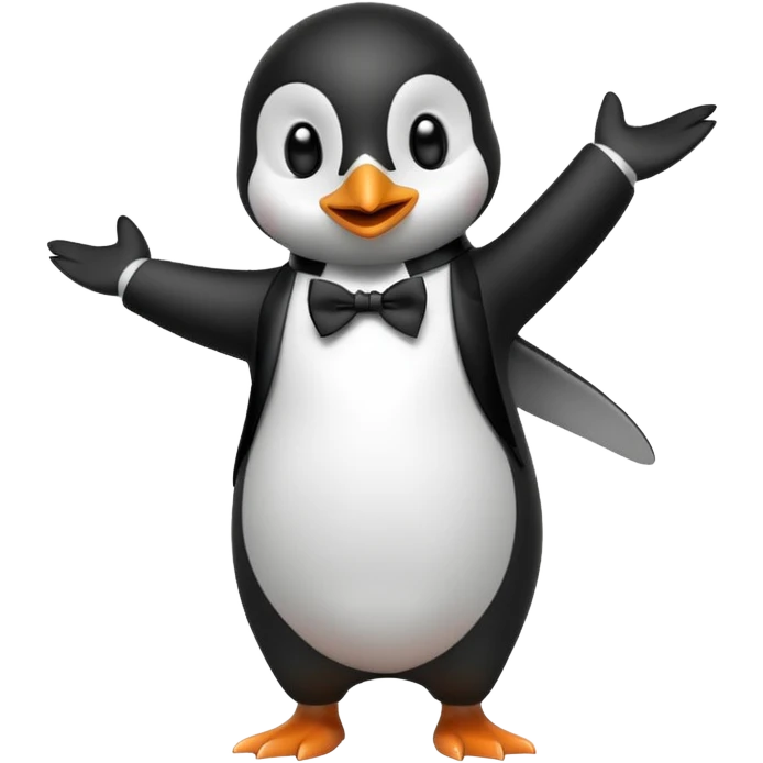Dancing penguin  emoji