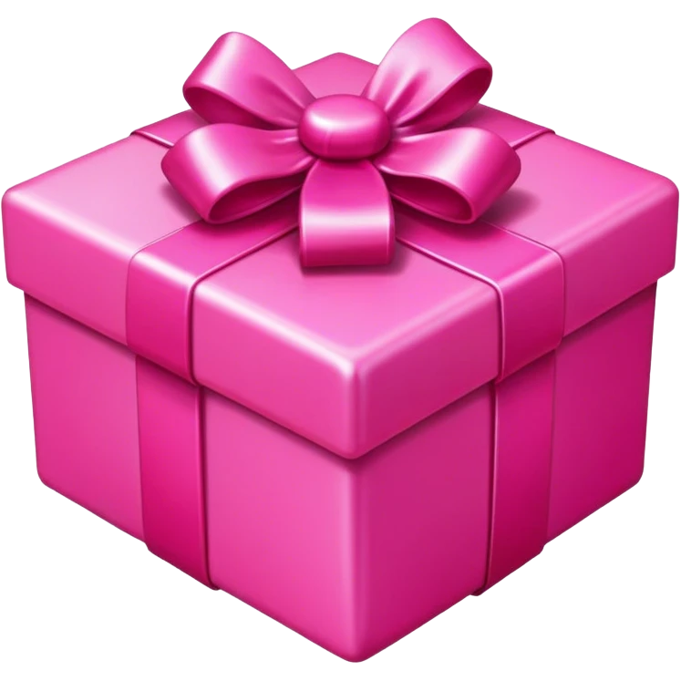 Cadeau rose  emoji