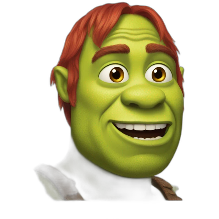 red-shrek emoji