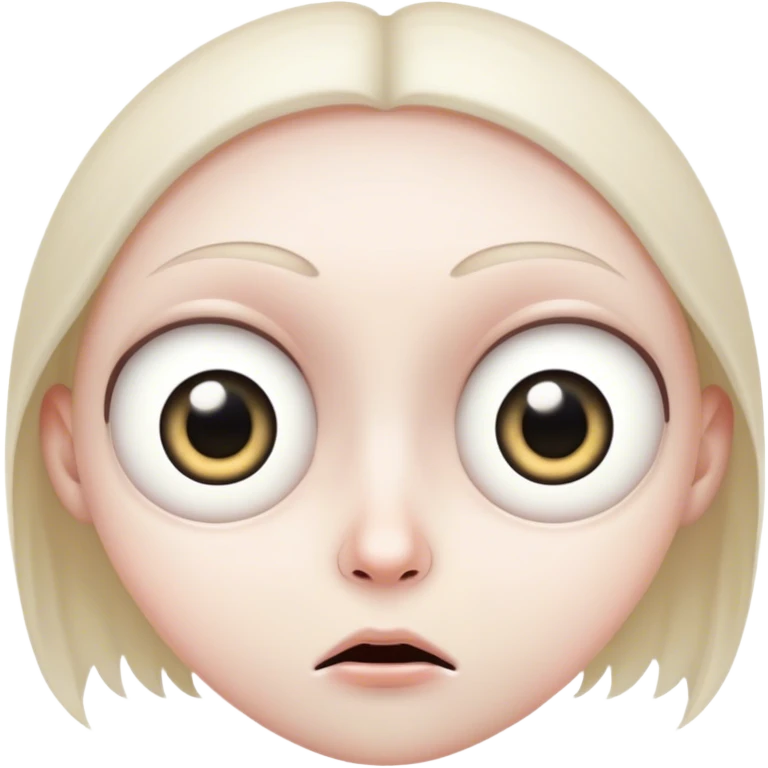 creepy staring face emoji