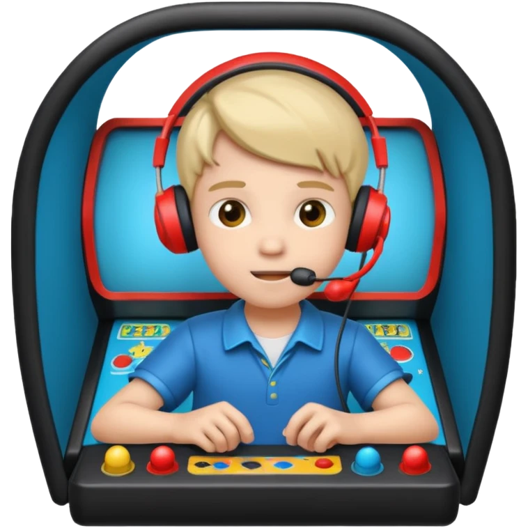 Retro Arcade Kid emoji