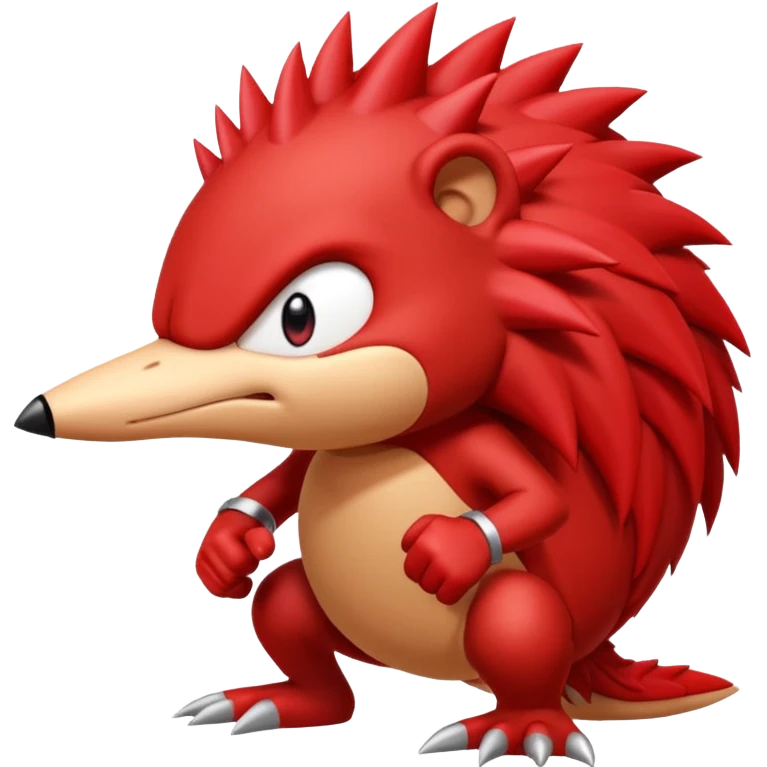 Sonic the hedgehogs friend knuckles emoji