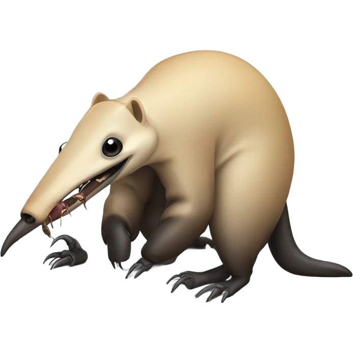 ANTEATER eating ants emoji