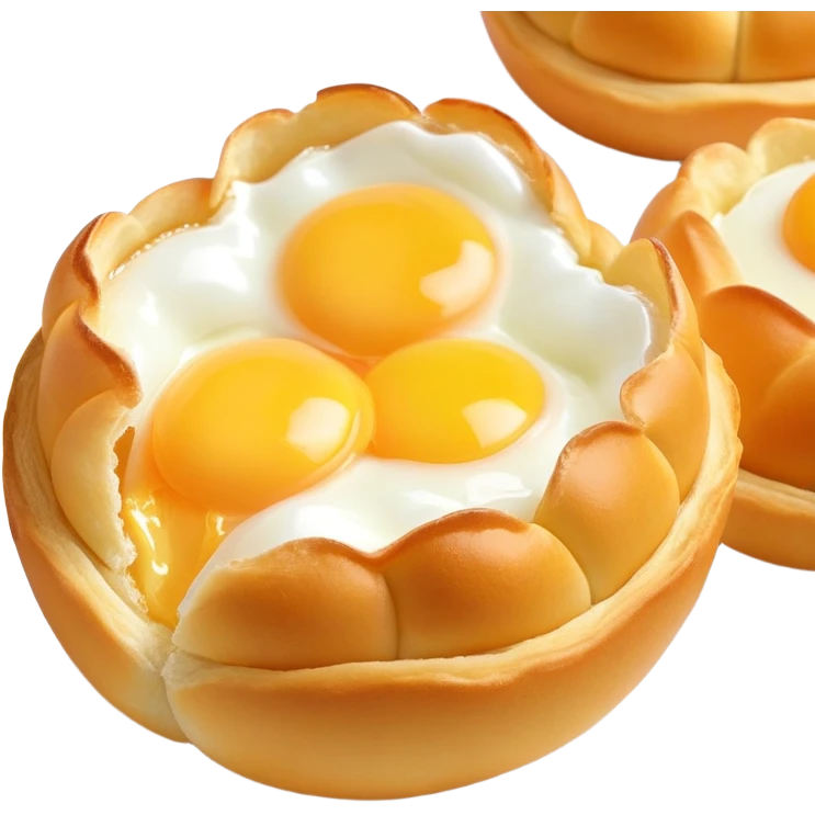 3D rendered Hong Kong egg puffs (鸡蛋仔) torn open showing fluffy interior, authentic bubble pattern, hyper-realistic texture contrast between crispy exterior and soft inside, glossy bubbles emoji