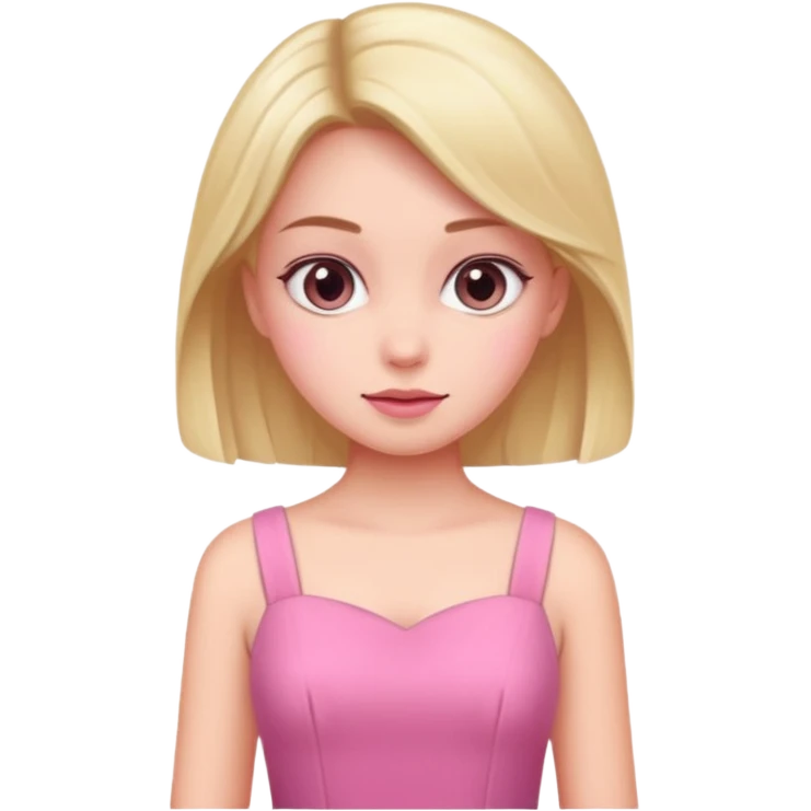 A girl in pink dress  emoji