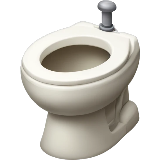 Skibidi toilet with head inside bowl emoji
