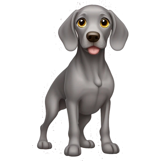 Weimaraner￼ emoji
